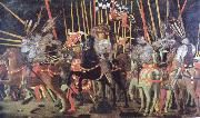 paolo uccello the battle of san romano oil on canvas